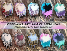 Load image into Gallery viewer, Rissilient Heart Logo Pins
